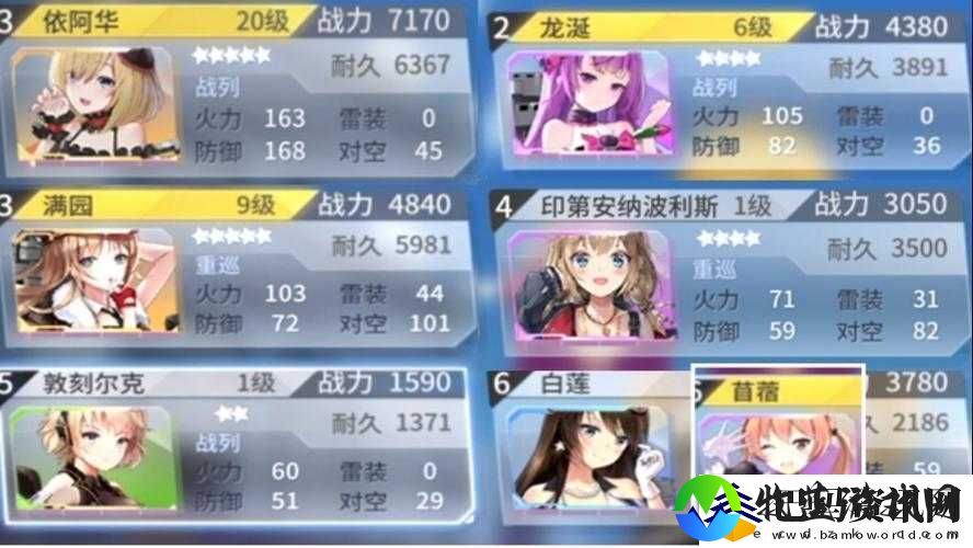 深渊地平线战列队搭配策略