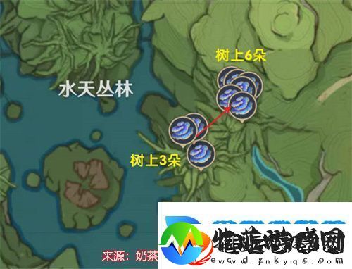 原神树王圣体菇采集点