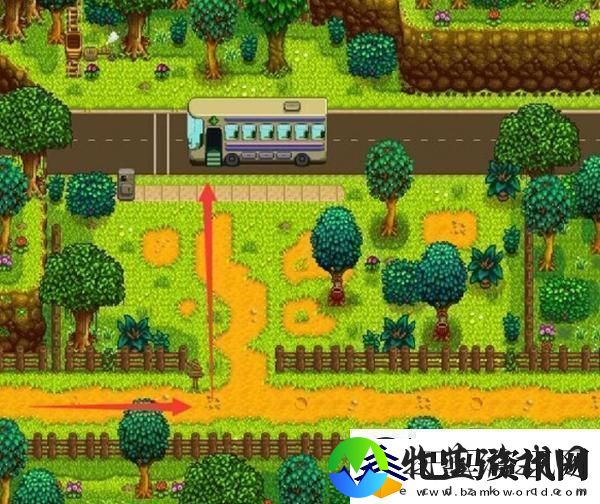 星露谷物语山姆演出车站位置在哪