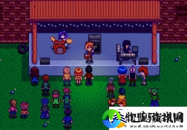 星露谷物语山姆演出车站位置在哪