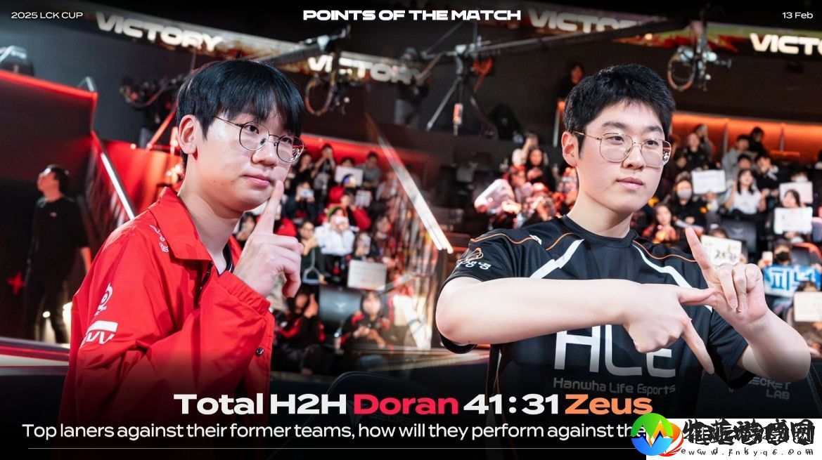 Doran交手Zeus胜负记录
