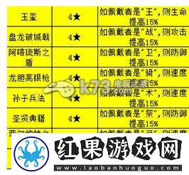 圣剑战记装备选择心得分析