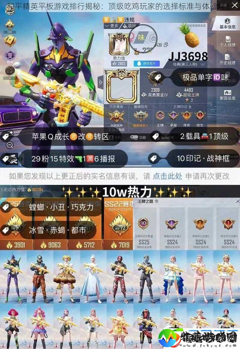 和平精英平板游戏排行揭秘