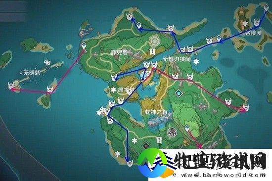 原神2.0稻妻名刀镡刷新位置全推荐