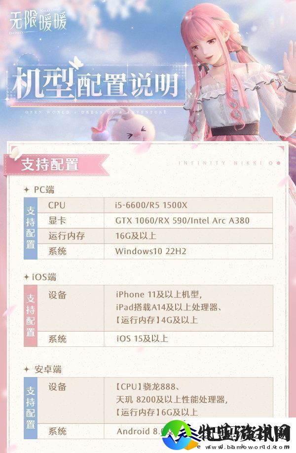 无限暖暖兑换码及公测福利