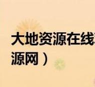 探索大地资源二中文在线观看高清的魅力与启示
